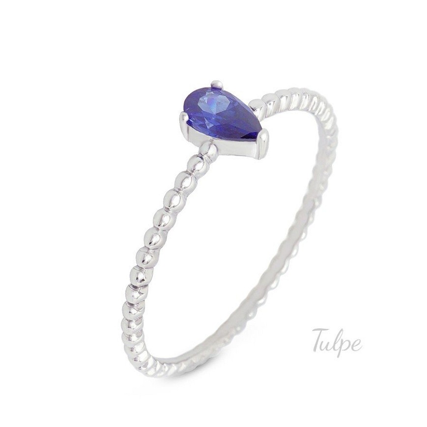 Eljegyzési gyűrű tanzanittal- TN330