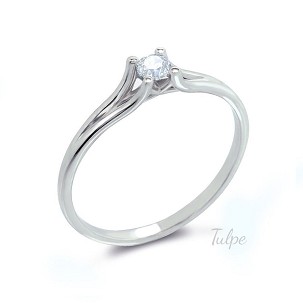 Eljegyzési gyűrű gyémánttal - TSD118