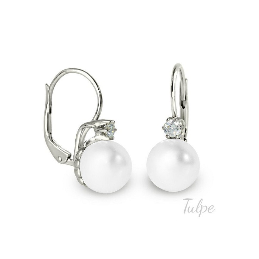 Fülbevaló gyönggyel- TFD611