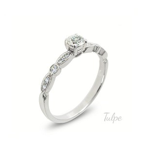 Eljegyzési gyűrű gyémantokkal  TND338