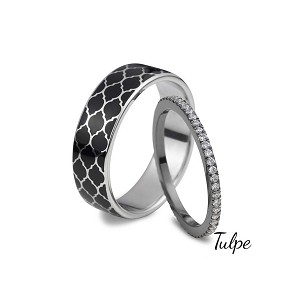 Karikagyűrű pár kombináció - TKG524