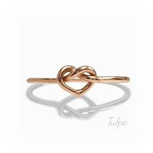 Fonott szív gyűrű - TN367
