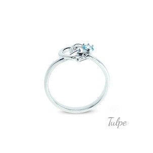 Eljegyzési szíves gyűrű - TN398